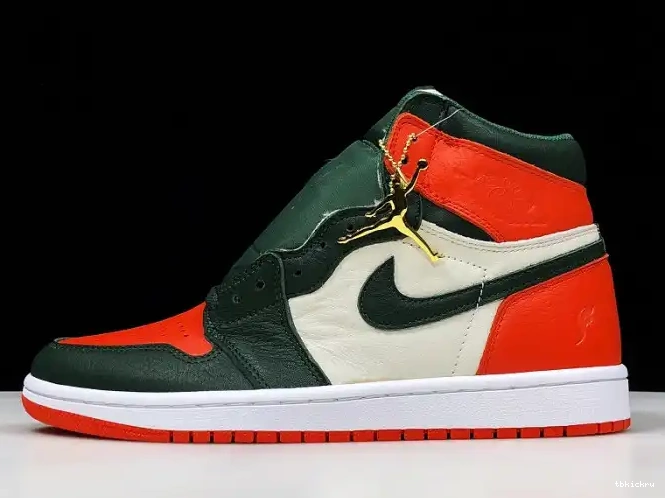 TBkick High Air SoleFly Jordan AV3905-138 Retro 1 Orange OG x Sail Fir-Team 0523